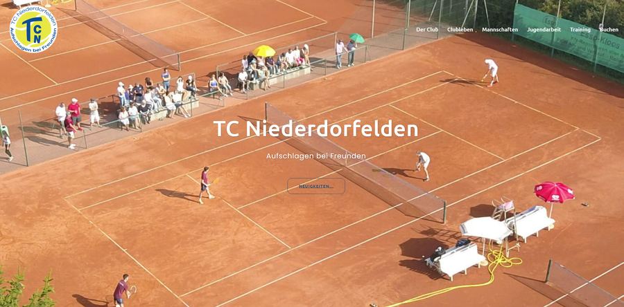 Website TC Niederdorfelden
